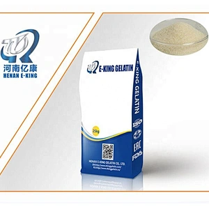 Gelatin Wholesale Factory Marine Unflavored Gelatin Food Additives CAS 9000-70-8 Pork Skin Gelatin
